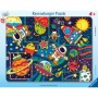 Puzzle tip rama obiecte din spatiu 40 piese